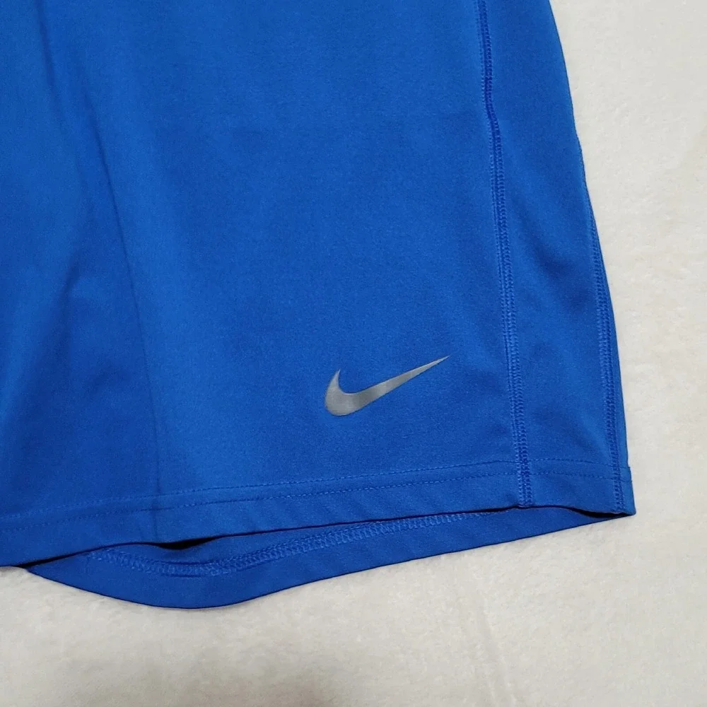 Nike Mens Shorts M Medium Blue Outdoors Athletic Lightweight Gym